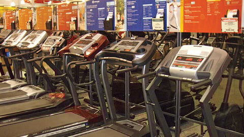 Horizon Fitness Treadmill Signage