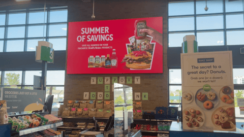Kraft Sobeys Empire In-Store Screen
