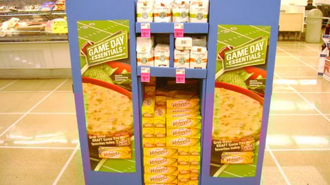 Velveeta 'Game Day Essentials' Pallet Display