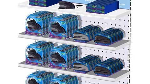 Office Depot Swingline PowerEase Endcap Header