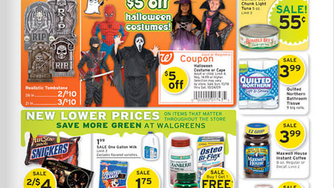 Walgreens 'New Lower Prices' Circular Cover