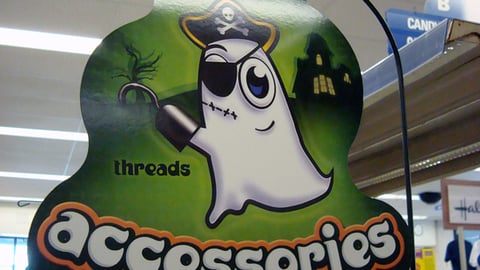 Walgreens Halloween Category Sign