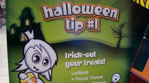Walgreens 'Halloween Tip' Sign