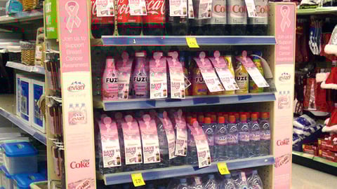 Walgreens Coca-Cola Pink Endcap