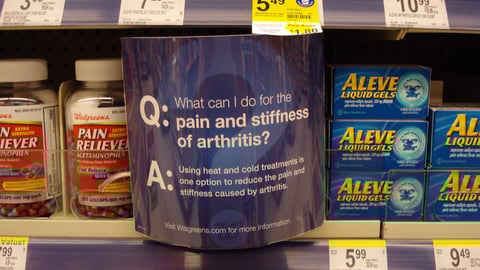 Walgreens Arthritis Informational Shelf Filler