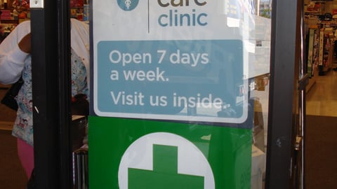 Walgreens Take Care Clinic Window Posters