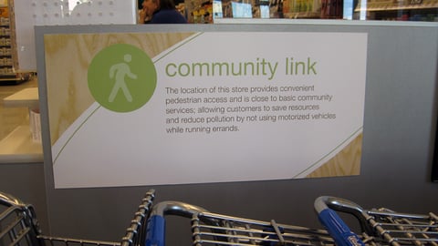 Walgreens 'Community Link' Sign