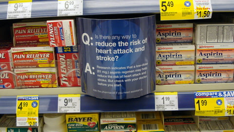 Walgreens Heart Health Informational Shelf Filler