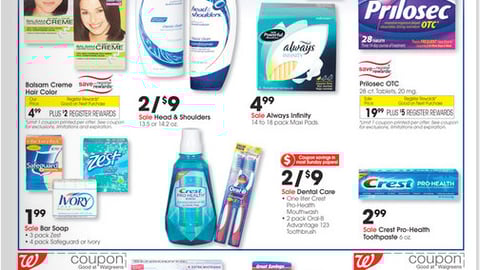 Walgreens P&G brandSaver Feature
