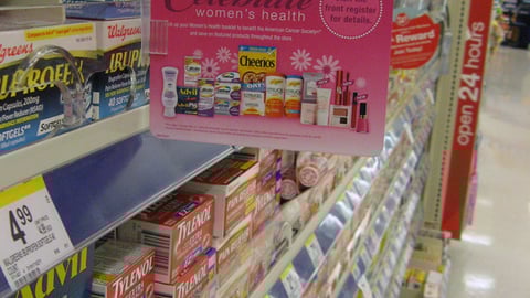 Walgreens 'Women's Health' Shelf Talker