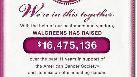 Walgreens 'Women's Health' American Cancer Society Ad