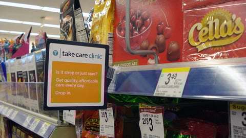 Walgreens Take Care Clinic Shelf Talker