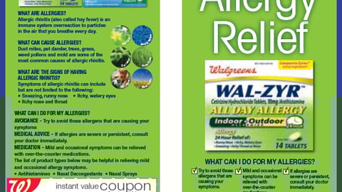 Walgreens 'EasySaver' Allergy Relief Ad