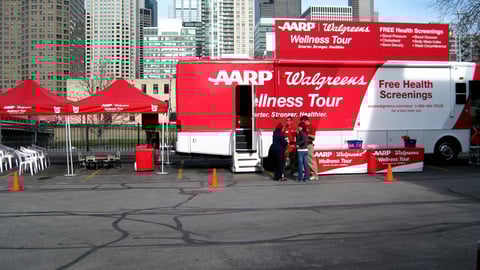 Walgreens 'Wellness Tour' Bus