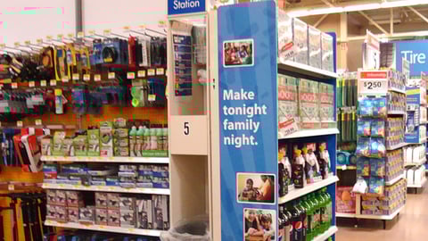 Walmart "Family Night" Endcap