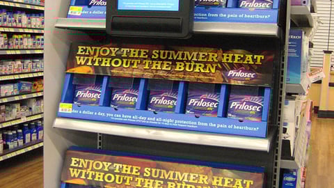 Prilosec Walmart Smart Network Endcap