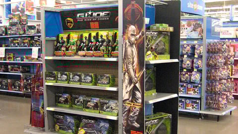 G.I. Joe Toy Display
