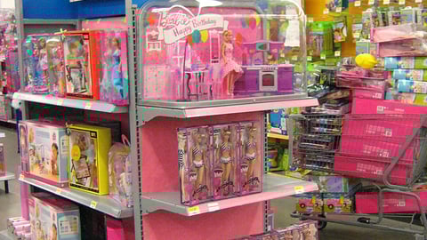 Barbie Birthday Display