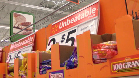Walmart Halloween Candy Signage