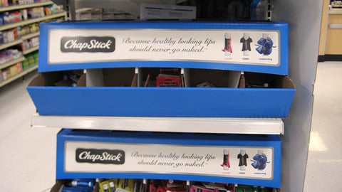 ChapStick Shelf Displays