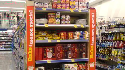 Walgreens Holiday Baking Endcap