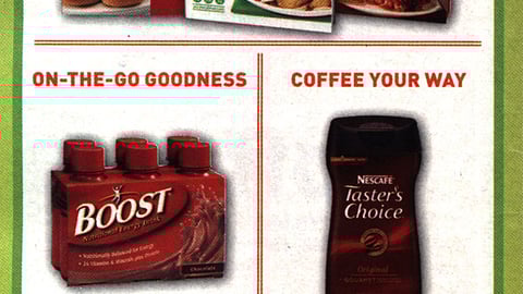 Walgreens Nestle Coupon Book Feature