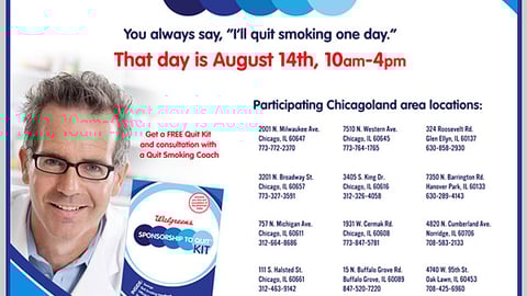 Walgreens 'Sponsorship To Quit' Online Ad