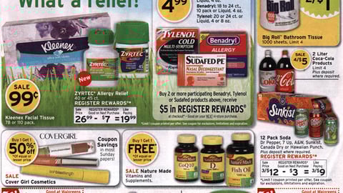 Walgreens 'What A Relief' Allergy Feature