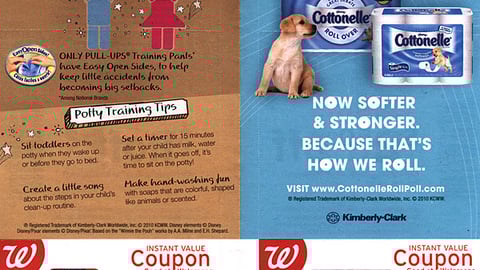 Kimberly-Clark Walgreens Coupon Book Ads