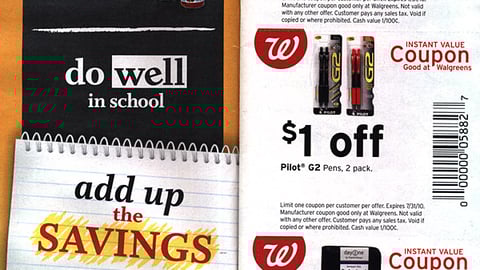 Walgreens Back-To-School Coupon Book Feature