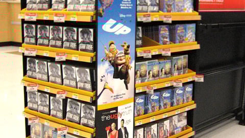 Walmart New Video Releases Endcap