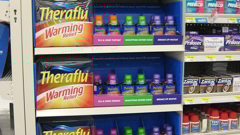 Theraflu Warming Relief Shelf Tray