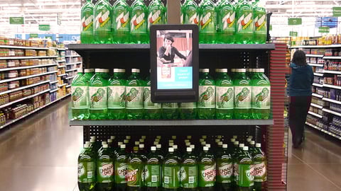 Dr. Pepper 7-Up Two-Liter Endcap