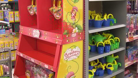 Strawberry Shortcake Toys Endcap