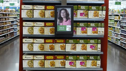 Walmart Pasta Smart Network Endcap