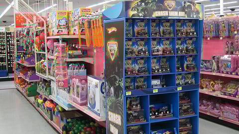 Hot Wheels Endcap