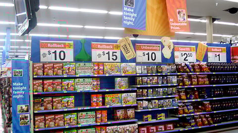 Walmart 'Family Night' Display