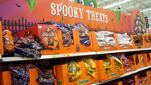 Walmart Halloween Candy Merchandising