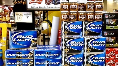 Budweiser Winn-Dixie Football Display