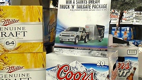 Coors Light 'Tailgate Package' Case Card