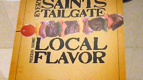 Winn-Dixie 'Saints Tailgate' Ceiling Sign