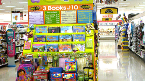Nickelodeon Book Endcap