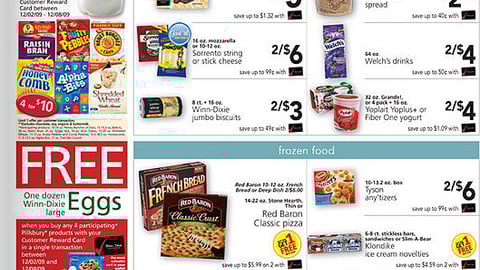 Winn-Dixie Cross-Merchandising Features