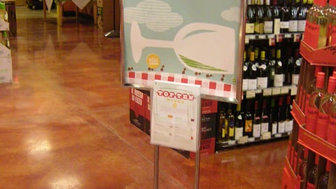 Whole Foods Top Ten Wines Stanchion
