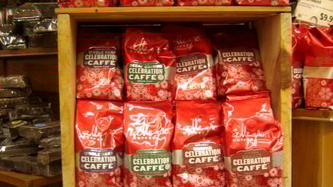 Allegro Coffee Holiday Merchandising
