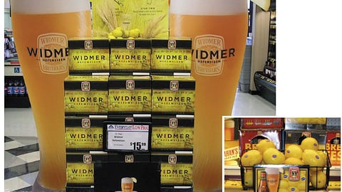 Widmer and Lemons Cross-Merchandising Case Stack