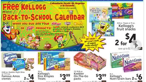 Winn-Dixie Kellogg Back-to-School Feature