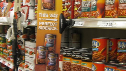 Bush's Grillin' Beans Aisle Violator