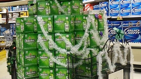 Heineken Holiday Case Stack