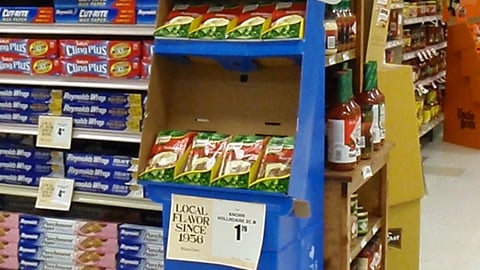 Knorr Sauce Mix Floorstand